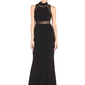 Betsy & Adam Black Formal Dress